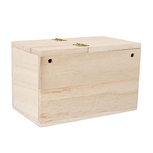 Image of Andy's Orchids Wooden Bird Cage, Nesting Box, Hatching Nest, Parakeet Nest Breeding, Aviary Bird House, Budgie Nesting, Parrot Cage, Birdhouse