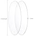 Mezchi 6 Pcs 12 Inch Round Clear Acrylic Sheet, 1/16