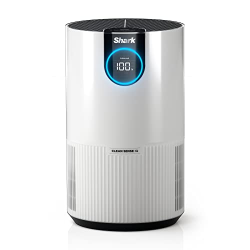 Shark HP102 Air Purifier for Bedrooms, Offices, and Small Rooms – HEPA Filter for Smoke, Dust, Allergens, and Odors (Covers Up to 500 SQ FT)