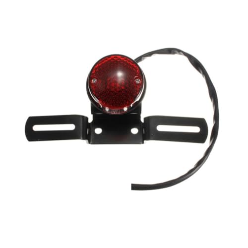 Feu stop arriere moto support plaque immatriculation eclairage signalisation chopper bobber