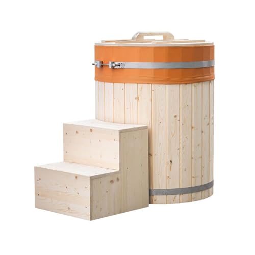 Home Deluxe - Cold Tub Arum ⌀ 72 cm, Außenhöhe 100 cm, Nordische...
