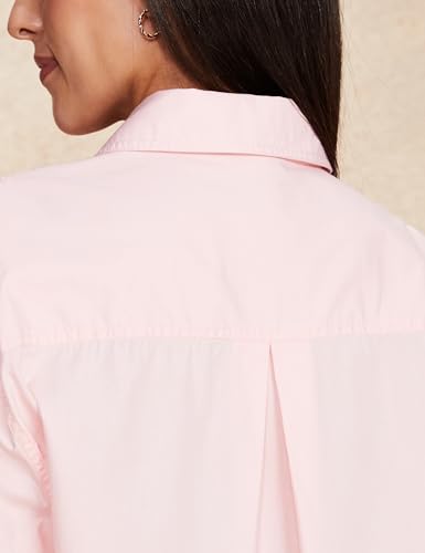 Image of Amazon Brand - Symbol Women's Oversized Cotton Casual Shirt (Available in Plus Sizes)