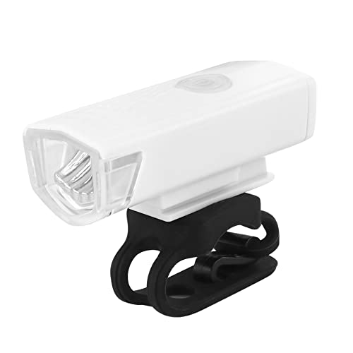 VINTORKY 1 Set USB Rechargeable Bike Light Front Lamp for Night Riding Lightweight Easy to Install Indicator Lamp for Cycling