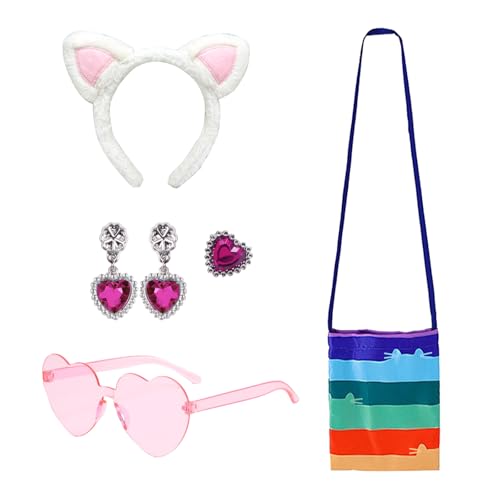 Conjunto de Disfraz Arcoíris para Niñas miniatura 3