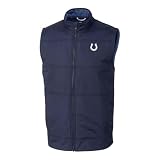 Cutter & Buck Men's Navy Indianapolis Colts Big & Tall Stealth Full-Zip Vest
