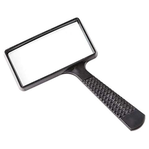 Haocloud Magnifier, Large Handheld Magnifier with 5X Lens for Reading Books, Books, Magazines, Newspapers, Maps, Repair, Amateur Crafts, HD Magnifier, gaoyun-1001 Cover