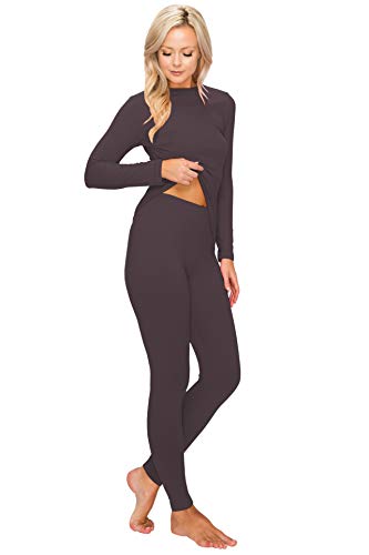ALWAYS Women's Thermal Underwear Set - Fleece Lined Premium Soft Winter Warm Long