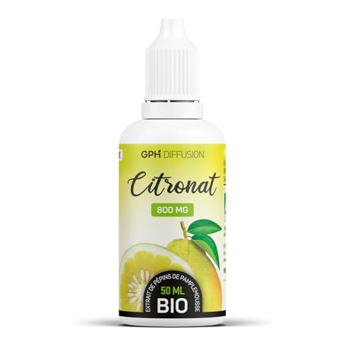 Extrait de pépins de pamplemousse Bio - Citronat 800 mg - 50 ml