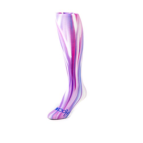 Hocsocx Women's Performance UNDER socks (Purple Wave)
