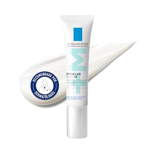 La Roche-Posay, Effaclar Duo+M, Gel Creme Triplo Cuidado Corretor Antiacne, anticravos e antimarcas da pós acne, 40ml