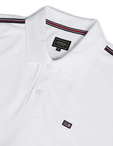 Image of Arrow Sports Men's Solid Regular Fit Polo Shirt