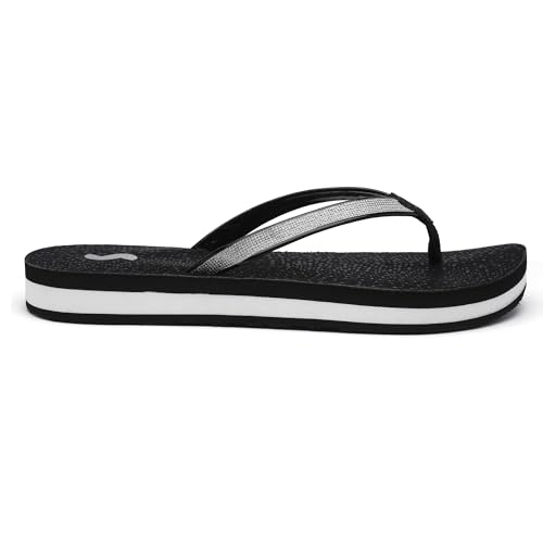 SOLETHREADS womens Glitz_999 Flip Flop