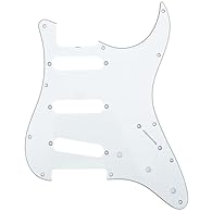 Fits MIJ Fender Japan 62 or reissued version, also fits 62 Japan Strat Style guitar.If you want to fits other guitar models, you may need a modification 11 mounting-screw holes, SSS(single coil/ single coil/single coil) pickup routine Plastic made, 2...