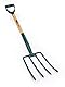 Hilka Tools 92063060 Grabegabel, Karbonstahl