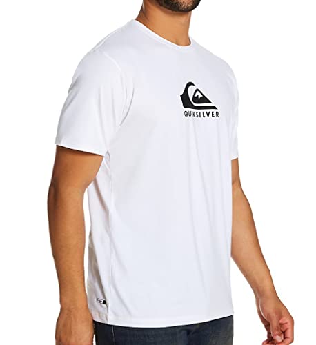 Quiksilver mens Solid Streak Short Sleeve Rashuguard Upf 50 Sun Protection Surf Rash Guard Shirt,...
