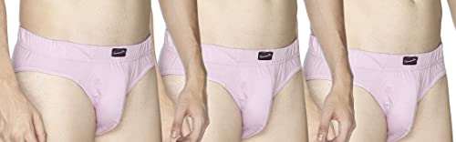 Image of Semantic Men's Solid Cotton Brief Underwear - Pack of 3