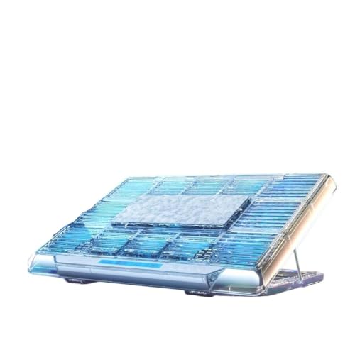Soporte de refrigeración silencioso D-White RGB que elimina el calor en portátiles de 12 a 18''