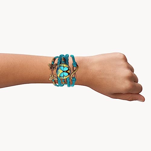 Image of Boho Sunflower Gifts Sunflower Leather Bohemian Bracelet Birthday Gifts for Women Teens Granddaughter Wife Daughter Mom Friendship Bracelets for Her