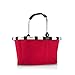 reisenthel carrybag XS rojo - Cesta de la compra robusta con práctico bolsillo interior - Diseño elegante e impermeable