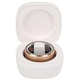 Anneau Intelligent de Suivi de Forme Physique, Alliage d'aluminium et de Titane et Anneau de santé Intelligent en Acier Inoxydable, Comptage de Pas avec étui de Chargement pour