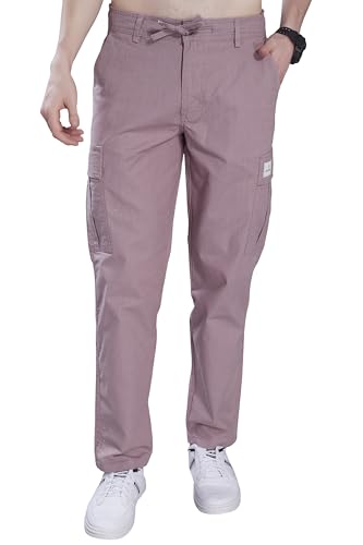 Image of DIVISIVE Men's Loose Fit Linen Blend Cotton Cargo Pants