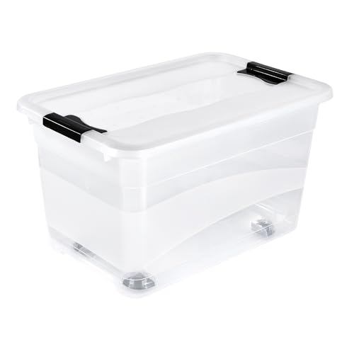 keeeper Set 2X Konrad avec roulettes 52L pour optimiser votre rangement