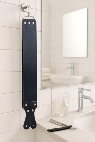 Parker Handmade Latigo Leather Strop for Straight Razor & Knife Sharpening – ...