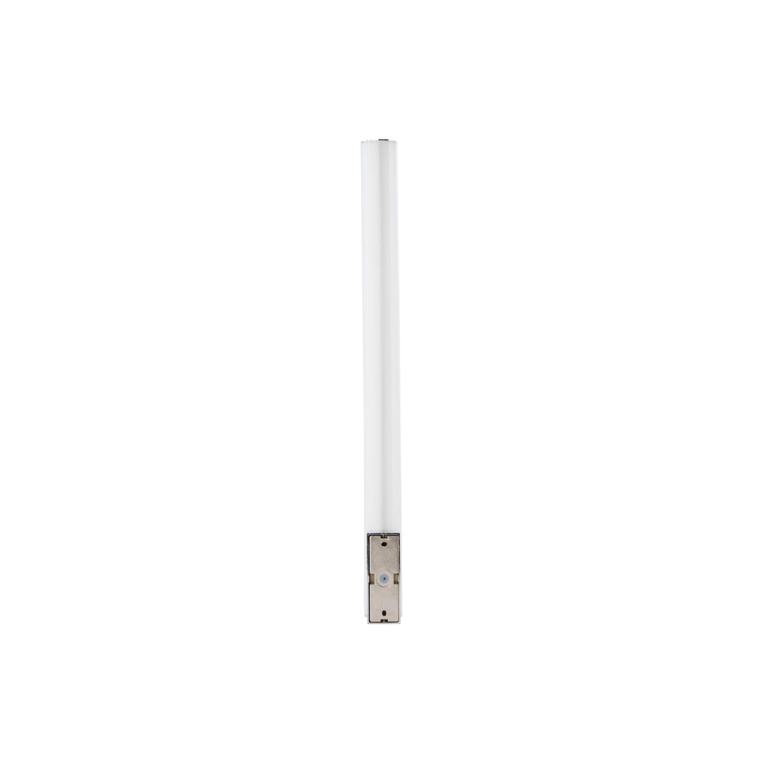 Licht-Erlebnisse LED Wandlampe Bad IP44 H: 50 cm blendarm neutralweiß 4000 K 700 lm Weiß Chrom Wandleuchte Badezimmer Spiegelleuchte