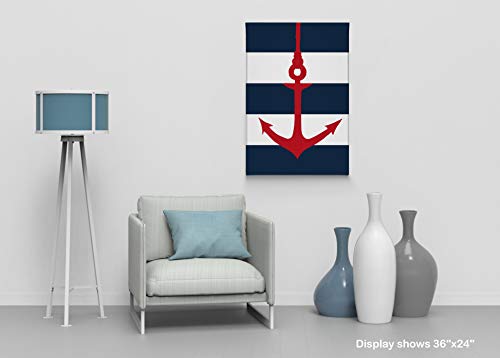 NAUTICAL DECOR WALL ART Canvas Wall Art Print V29 - Image 3