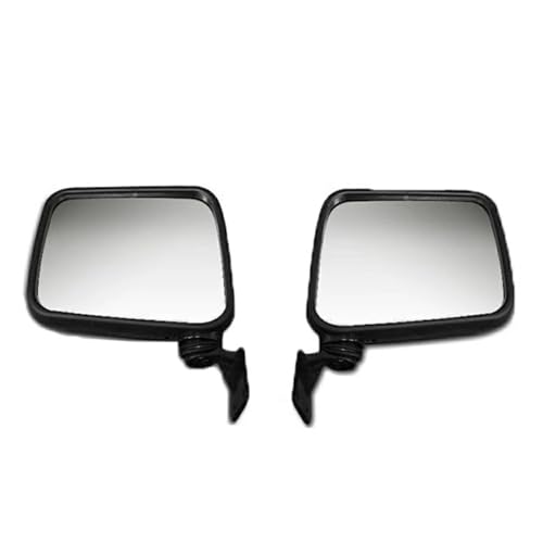 ジムニー JA11/12/22/71 JB32 等 汎用 純正交換 ドアミラー 左右セット アクセサリー 外装 カスタム クリスタル ブラック ミラー スズキ 即納
