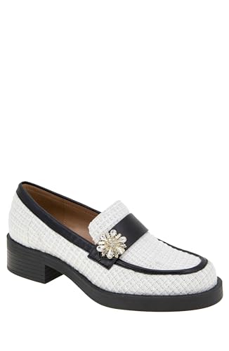 Image of BCBGeneration Colin Loafer, Ivory Boucle and Black