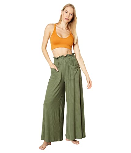 Fp Movement Free Throw Bralette For Women - Seamless Thin Strapped, Pull-On Double Racerback Design - Toasted Coconut Xs (Women's 0-2) One Size #TOP3