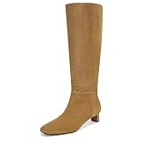 Vince Womens Harlan Tall Fashion Boot Sahara Suede 8 M