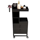 3. Étagère mobile : UTILISATION POLYVALENTE : NotreChariot est largement utilisé dans de nombreux endroits. Il convient aux salons de coiffure, instituts de beauté, cliniques, spas, studios de tatouage et permet de ranger divers outils ou produits de beauté. Idéal pour les coiffeurs, infirmières, esthéticiennes, manucures et autres professionnels souhaitant organiser leur matériel.