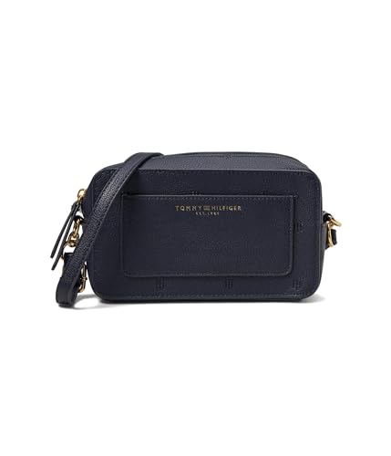 Tommy Hilfiger Amelia II Camera Crossbody-Embossed Th Serif Critter PVC Tommy Navy One Size