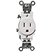 Morris 82136, 15Amp 125V White Commerical Grade Single Receptacle (Pack of 55 pcs)