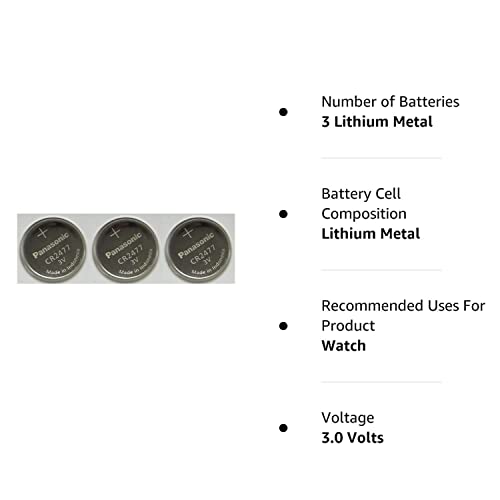 Potenza dinamica Panasonic CR2477 CR2477, 3 V