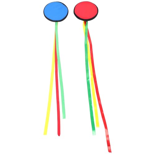 Disco Volador con Cinta Colorida Pack de 2 Juguetes de Coordinación Exterior