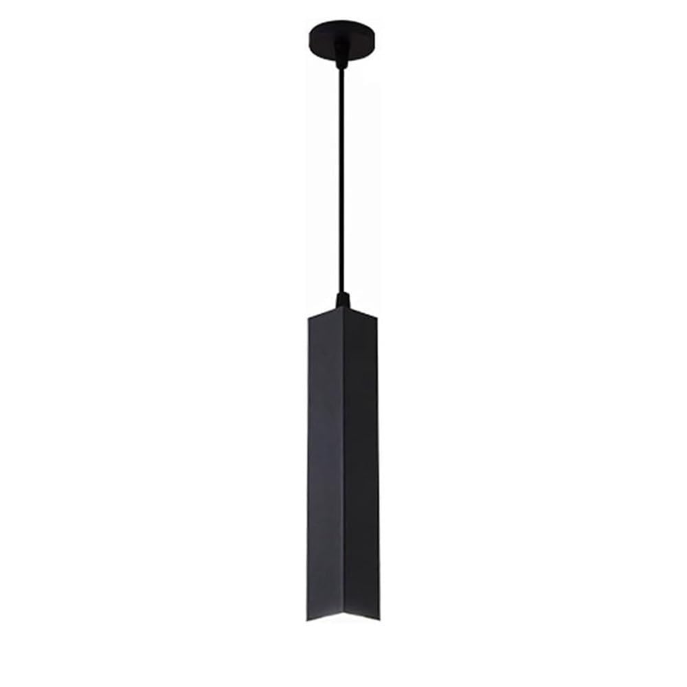Suspension linéaire LED moderne tube long carré 50 cm réglable lumière neutre