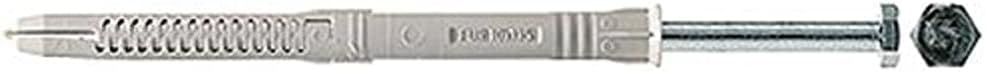 Fischer 088778 10 x 135 mm Fur-SS Universal Frame Fixing Screw with Sleeve - Zinc (50-Piece)
