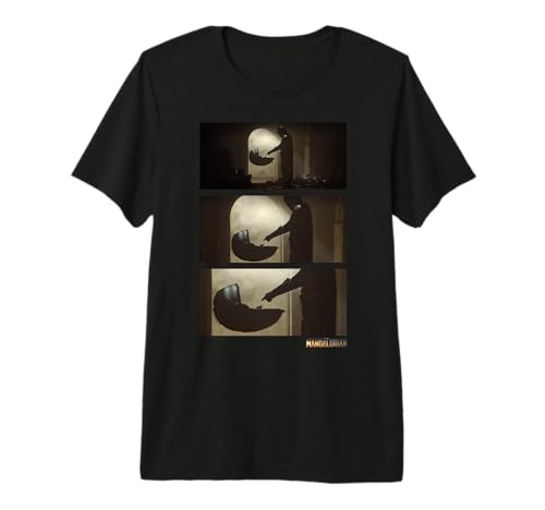 T-shirt The Child Star Wars Mandalorian noir premium coton