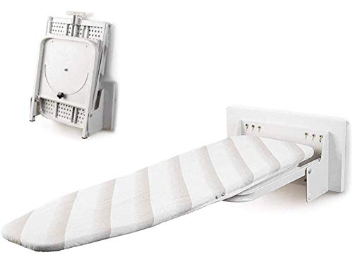 Professional Wall Mounted Foldaway Ironing Board Space Saving Design. Engineered To Last A Lifetime. Swivels Up To 180°