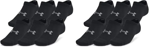 Image of Under Armour Unisex Adult Essential No Show Socks (6-Pairs)
