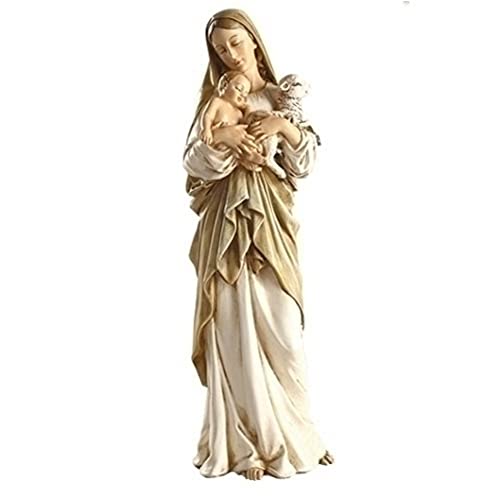 Figura Madonna y Niño con Cordero 12" Joseph Studio