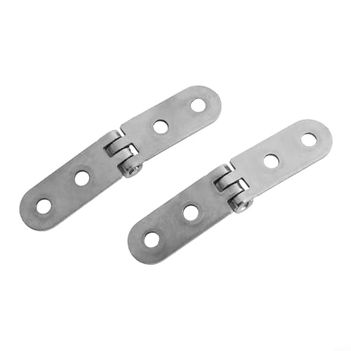Heavy Duty Foldable Hinge 2 Pack of 180 Degree Flap Hinges for Cabinet Doors and For Sewing Machine Installations