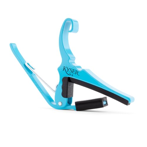 Kyser Music Products クイックチェンジ ギター カポ KG6MBSA Mr. Blue Sky - 6弦アコースティックギター用 米国製 品質 強い 軽量 素早く簡単 革新的 アコースティックに最適（Amazon）