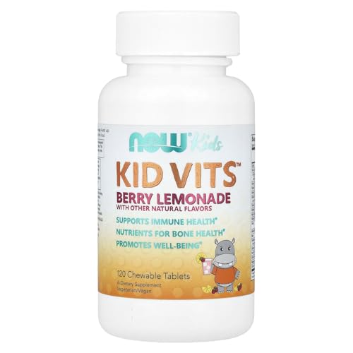 NOW Foods Kid Vits Berry Lemonade 120 Chewable Tablet