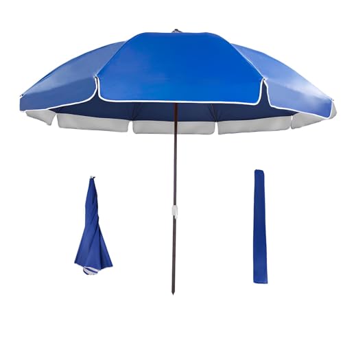 Parasol de marché UPF 50+ extérieur réglable pour grand jardin et terrasse moderne