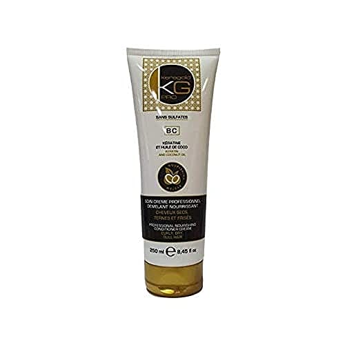 KERAGOLD PRO Soin Crème Démêlante & Nourrissant pour Cheveux Secs Bc Keratine & Coco, Blanc, 250 ml Cover