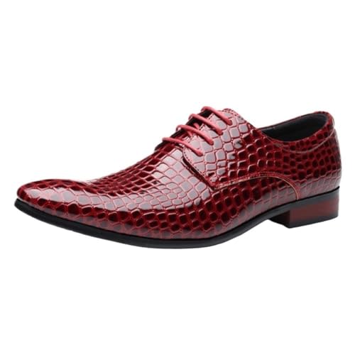 Comfortable Mens Leather Lace Up Oxford Shoes for Work Business Casual Walking and Formal Use